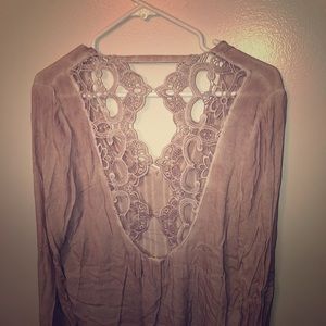 Lace Lilac Top